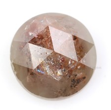 1.79 Ct Natural Rustic Brown Diamond Unique Round Cut Loose Diamond For Pendant picture