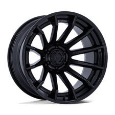 22x10 Fuel Wheels FC403 Burn Matte Black W/ Gloss Black Lip Rims 6x139.7 (1pc) picture
