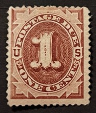 Travelstamps: 1884-1889 US STAMPS SCOTT #J15 POSTAGE DUE Mint Og Hinged picture