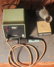 Vintage Weller PU120-T Power Supply Station w/TC201-P Soldering Iron Kit picture