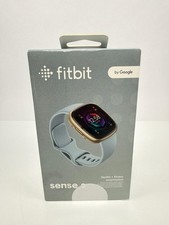 Fitbit Sense 2 GPS Health Smartwatch Blue Mist Pale Gold S L Bands picture