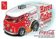 AMT Volkswagen Van Rod Coca-Cola - Plastic Model Car Kit - 1/25 Scale - #1518 picture