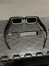 Prada SPR 06Y 09Q-5S0 Black Rectangular Sunglasses 53mm With Case Used picture