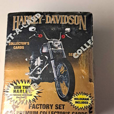 Harley-Davidson 1993 Collector's Cards Factory Set Box 100 Cards Hologram picture