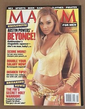 AUGUST 2002 BEYONCÉ KNOWLES MAXIM MAGAZINE NO SHIPPING LABEL picture