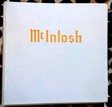 Vintage McIntosh Owners Manuals / Ad Sheets / Photo's Rare OEM Binder circa 1970 picture