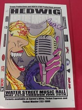 Hedwig and the angry inch John Cameron Mitchell Cast Signed Autograph Huge board picture
