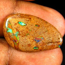7.19 ct Best Fancy (24 x 15 mm) Multi Color Australian Koroit Boulder Opal picture