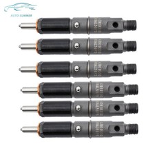 6PCS 50hp Fuel Injectors For 89-93 Dodge Cummins 5.9L 6BT Diesel Engeine 3919350 picture