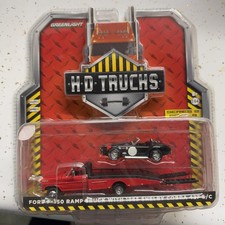 Chase GREENLIGHT 1970 FORD F-350 RAMP TRUCK W/ 1965 SHELBY COBRA 427 S/C  1/64 picture