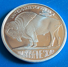 U.S. Mint 2015 American Buffalo round 1 oz .999 Silver Business Uncertified picture