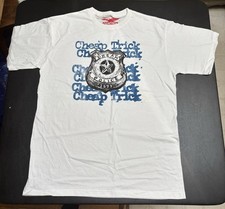 New (XL) Cheap Trick  Short Sleeve Cotton White Concert T-Shirt picture