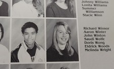 Tiger Woods 1991 Western High School Yearbook picture