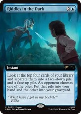 MTG English Riddles in the Dark (Extended Art) NM Foil Promo Pack: The Hobbit picture