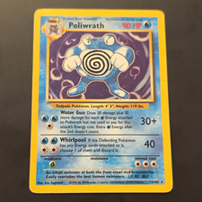 Poliwrath 013/102 Base Set Holo Rare English 90 HP Pokémon TCG picture