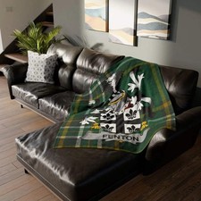 Fenton Family Crest Irish Blanket picture