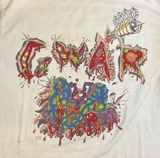 GWAR Vintage 1992 Pray They Don't Come To Your Town Tour Shirt Size XL White picture
