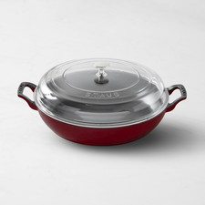 Staub 3.5 Qt Everything Braiser Enameled Cast Iron Glass Lid Choose Color picture