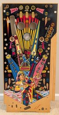 Bally 1987 Heavy Metal Meltdown Pinball Prototype Playfield - RARE picture