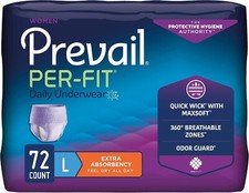 Prevail Women's protective Underwear Pull-Up Style Adult Diaper Max Absorbency picture