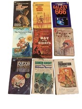 Vintage Fantasy Science Fiction Paperbacks 1960’s Lot Of 9 Various Authors picture