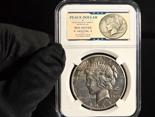 1934-D Peace Silver Dollar Key/Semi-Key Date Choice AU Details attractive color picture
