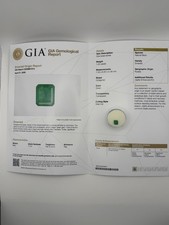 GIA Certified Russian Emerald 1.20ct – Octagon Cut, Transparent, F2 picture