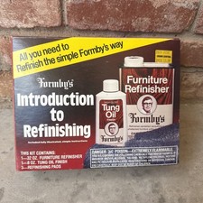 Vintage Formby's Intro Refinishing Kit Furniture Tung Oil USA Box picture