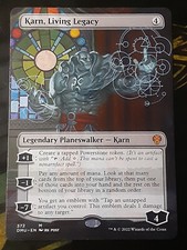 Karn Living Legacy Borderless , Dominaria United,NM,MTG,FREESHIPPING picture