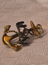 Rare 1897 Pattern US Navy Chief Petty Officer CPO Cap Device Loop Back Antique picture