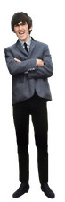 THE BEATLES GEORGE HARRISON LIFESIZE CARDBOARD STANDUP STANDEE CUTOUT POSTER NEW picture