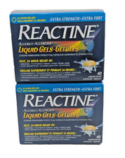 2x Reactine Extra Strength 40 Tablets 24 Hour Allergy R Medicine 2025/05 picture
