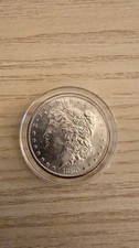 1880-S Morgan Silver Dollar $1 90% Silver Uncirculated San Francisco Capsule picture