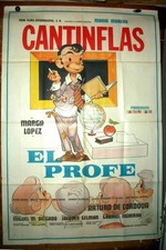 MARIO MORENO CANTINFLAS ARTURO DE CORDOVA   orig1SH movie poster 1971 EL PROFE picture