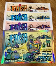 Phish Sphere 2026 4 Poster Set Pollock Orange/Blue /Blue Foil/Grape MINT POLLOCK picture