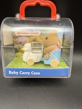 Vintage Sylvanian Families Meadows Mouse Baby Duck Ride Baby CarryCase Flair4390 picture