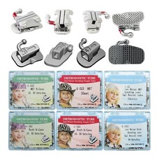 50 Sets Orthodontic Buccal Tubes 1st 2nd Molar Brackets tubos de ortodoncia MBT picture