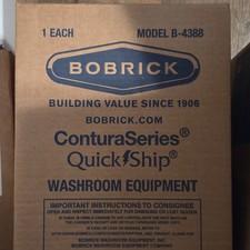 BOBRICK COMMERCIAL B-4388 SURFACE MOUNTED MULTI ROLL TOILET TISSUE DISPENSER picture