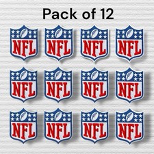 NFL Logo Football Small SizeEmbroidered Patch Iron On 1.5x1.25