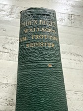 1892 Mills Index-Digest Standard Horses American Trotting Register Antique HC picture