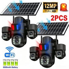 12MP Camara De Seguridad Solar Inalambricas Para Exterior Con Vision Nocturna HD picture