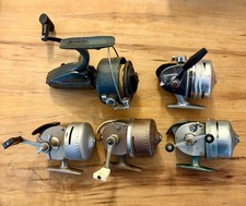 Lot of 5 vintage reels.  Pflueger 642 - SouthBend Spincast 70, 66, Daiwa 9600b picture
