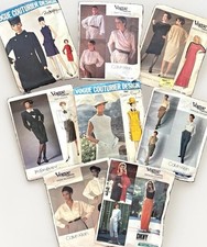 HUGE Lot of 97 Vintage Sewing Patterns Vogue Couturier Simplicity McCall's YSL picture