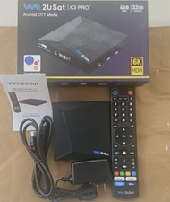 2026 NEWEST We2USat K3 PRO Android Smart TV Box Super Box V SEE V6 6K WiFi-6 US picture