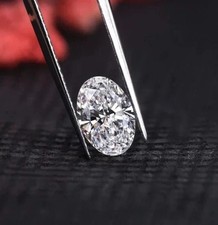 Diamond 5.00 Cts Natural Certified Oval Cut White D Grade VVS1 Grade Gemstone picture