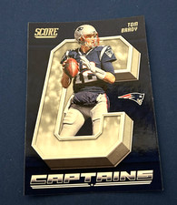 2018 Score Football Tom Brady Captains Insert #18 Future HOF Set Break NM picture