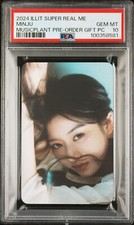 ILLIT SUPER REAL ME MUSICPLANT PRE-ORDER GIFT PHOTOCARD MINJU GEM MINT PSA 10 picture
