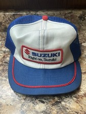 Vintage Swingster Suzuki Snapback Hat - Right, On Suzuki - Bent Bill picture