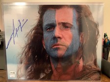 Mel Gibson Signed Braveheart 11x14 Photograph - James Spence (JSA) Original picture