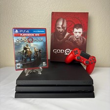 Sony PS4 Pro 1TB Console Bundle - Controller & Charger God of War Guide and Game picture